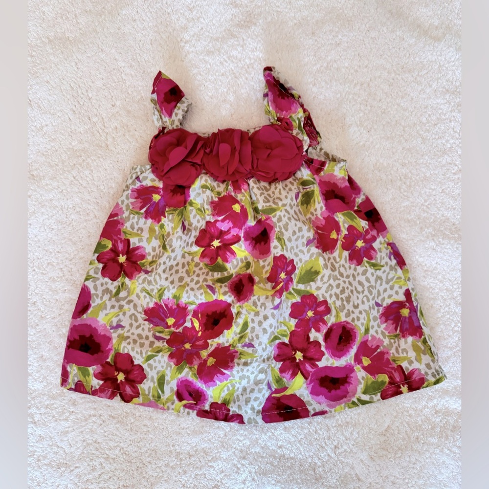The Children’s Place Girls’ Floral Dress, size 3-6 months